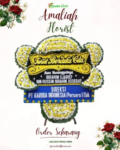 Papan Bunga Duka di Jati Mulya