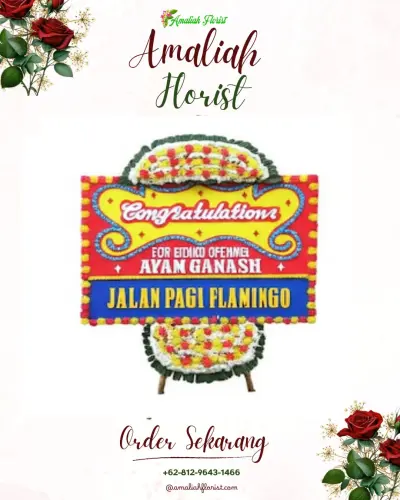 Bunga Papan Congratulation di Jati Mulya
